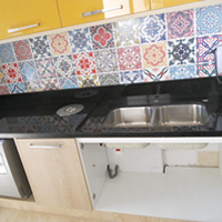 Bancadas em  Granito Preto São Gabriel